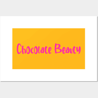 Chocolate beauty- for my melanated babes Posters and Art